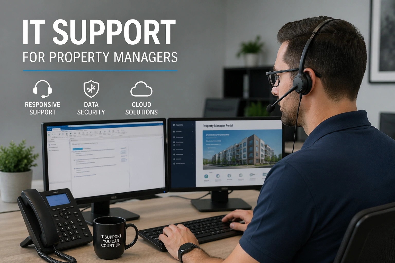 IT Support for Property Managers in Houston, TX
